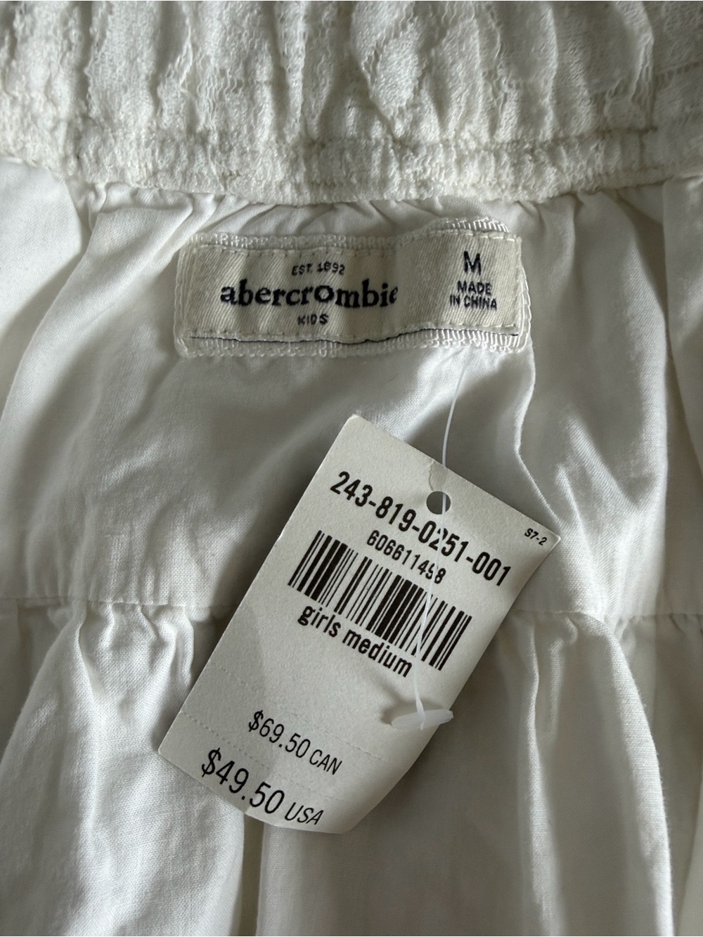 Abercrombie & Fitch Bond-White Lace Circle Skirt - Picture 4 of 11